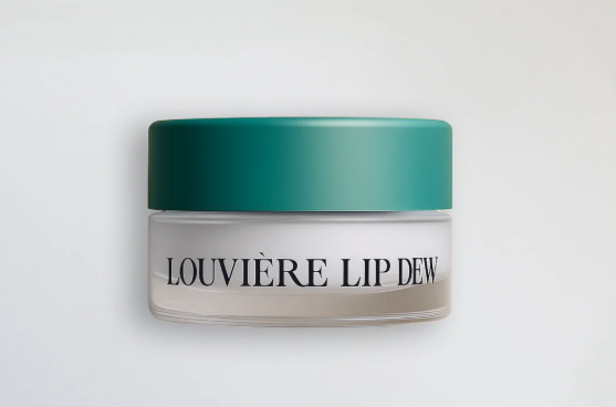 Jar of Louvière Lip Dew on a white background