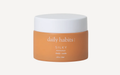 Jar of 'daily habits'Silky' moisturizer on a white background